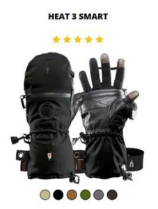 Heat 3 Smart Gloves Showing construction detail