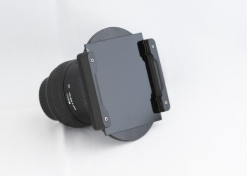 The NiSi filter holder system with Lee Big Stopper Neutral Density filter mounted