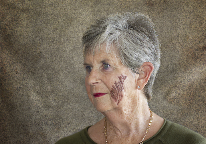 A portrait of a woman taken with a one light set-up