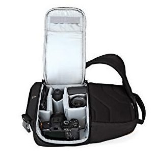 Best Mirrorless Camera Bag The Lowepro Slingshot Edge 150 AW internal Compartment