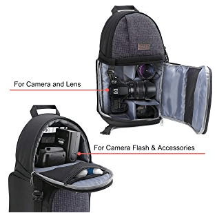 Best Mirrorless Camera Bag The MISISO Sling Bag Compartments