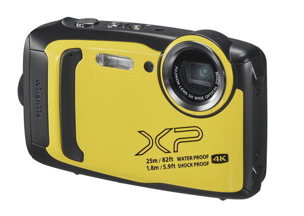 The Best Underwater Camera For Snorkeling pictured here is the FujiFilm XP140