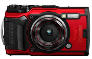 The Best Underwater Camera for Snorkeling pictured here is the Olympus Tough TG6
