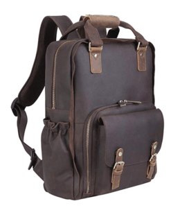 Best Leather Camera Backpack The Tiding All Leather Backpack