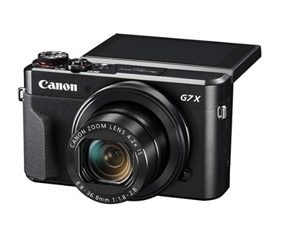 Best Point And Shoot Camera The Canon G7x MKIII front view with tilt screen visible